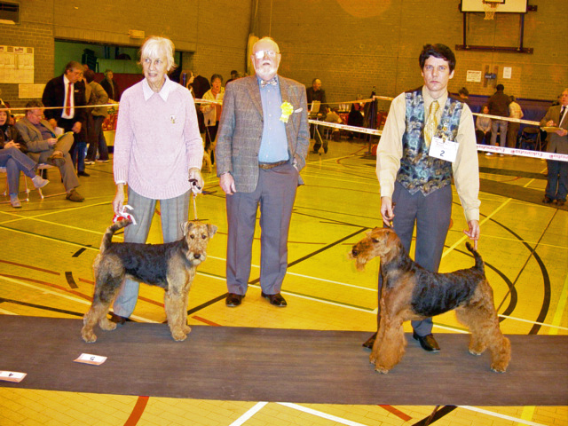 Airedale Terrier Best of Breed and Best Puppy 2007
